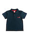 Kinderpolo Kurzarm Marineblau