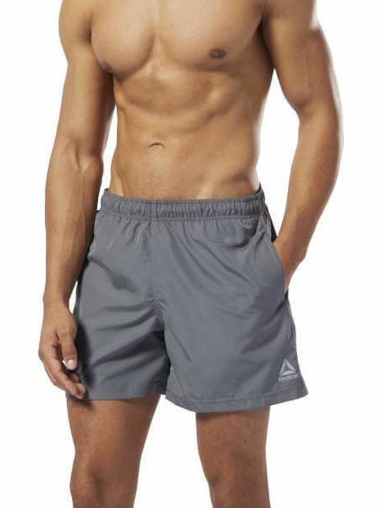 Reebok Beachwear Basic Ανδρικό Μαγιό Σορτς Γκρι