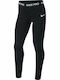 Kinderleggings Sport Lang Dri-Fit Schwarz