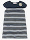 Boboli Kids Dress Short Sleeve Navy Blue