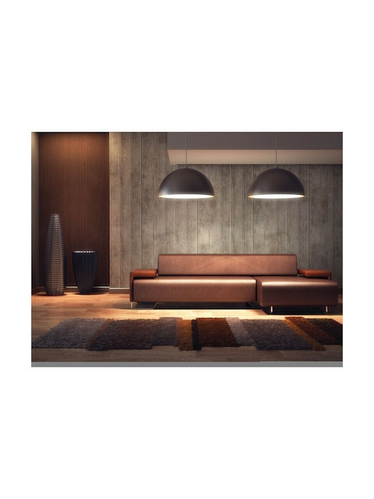 VK Lighting Pendant Light White Bell with Socket E27 50x130x25cm