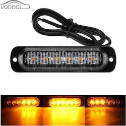 Ideahellas Car LED Warning Bar 12 / 24V 11.2cm With Orange Lighting Ideahellas Car LED Warning Bar 12 / 24V 11.2cm With Orange Lighting
