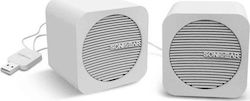 Sonic Gear BlueCube 2.0 Wireless Speakers with Bluetooth 5W White