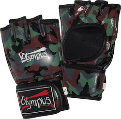 Olympus Sport Camo Γάντια ΜΜΑ από Συνθετικό Δέρμα Μαύρα