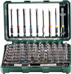 Metabo Σετ 71 Μύτες Κατσαβιδιού Σταυρός / Torx Σετ Bit-Box