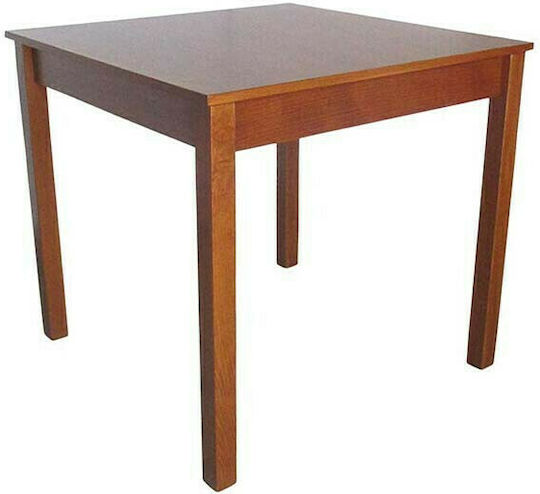 1030 Τετράγωνο Κουζίνας Light Walnut 80x80x75εκ.