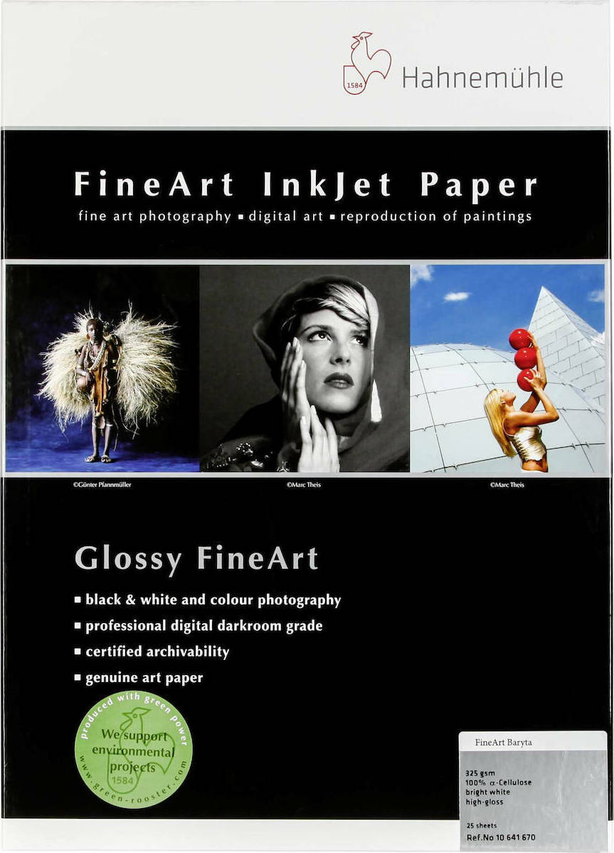 Hahnemuhle Fine Art Baryta Φωτογραφικό Χαρτί Highgloss A3 325gr/m² για