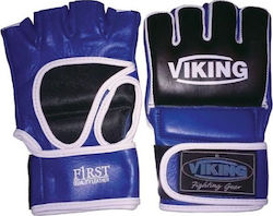 Viking Leather MMA Gloves Blue