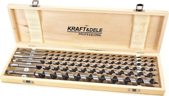 Kraft & Dele Set 6 Burghie Pentru Lemn