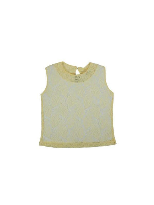 Evita Kids Blouse Sleeveless Yellow