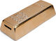Kikkerland Gold Bar Money Box Ceramic Gold 19x8x5.5cm
