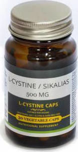 Sikalias Laboratories L Cystine 500мг Специална Хранителна Добавка 30 вегетариански капсули