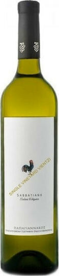Oinopoieio Papagiannakos Wein Single Vineyard Alte Reben SavatiaNein Weiß Trocken 750ml
