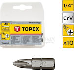 Topex Μύτες PH2 25mm 10τμχ