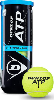 Dunlop ATP Championship Practice Tennis Balls 3pcs