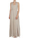 Moutaki Summer Maxi Dress for Wedding / Baptism Gray