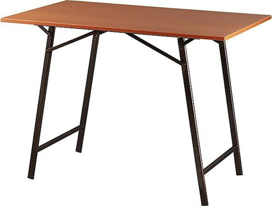 125 Rechteckig Küche Klappbar Schwarz 100x60x70εκ.