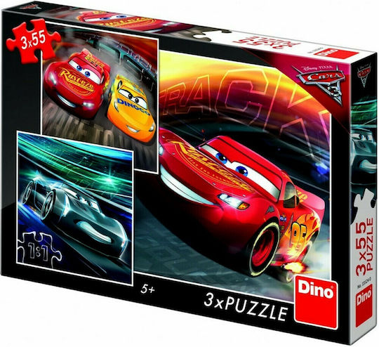 Kids Puzzle Cars 3 for 5++ Years 55pcs Dino