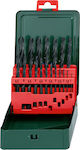 Metabo Set of 19 Drills with Cylindrical Shank for Metal