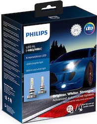 Philips Becuri Mașini X-tremeUltinon HB3-9005 / HB4-9006 Halogen 5800K Alb rece 12V 25W 2buc