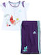 Adidas Kids Set with Pants Summer 2pcs White Ariel