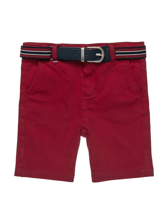 Kinder-Shorts/Bermudas Stoff Burgundisch