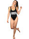 BP4005 One Piece Swimsuit Black
