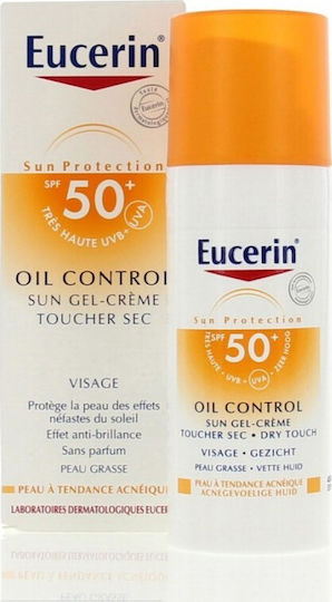 Eucerin Sun Gel-Cream Oil Control Αντηλιακό Gel Προσώπου SPF50 50ml