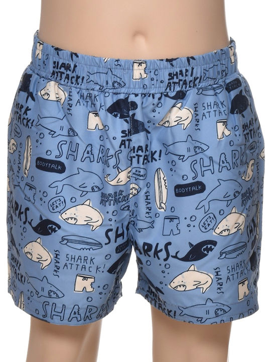 BodyTalk Kids Swimwear Swim Shorts Light Blue