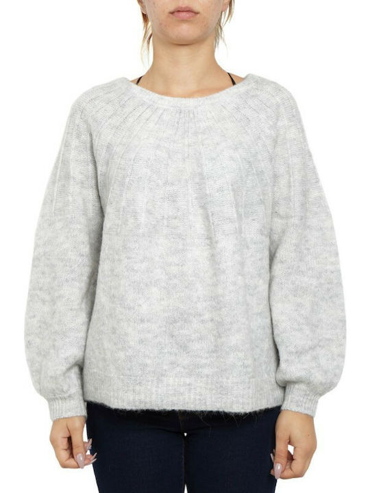 Only Damen Langarm Pullover Gray