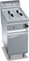 Berto's Fryer Gas 11kW Capacity 7lt 40x70x90cm GL7+7M