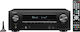 Denon AVR-X1600H Ραδιοενισχυτής Home Cinema 4K 7.2 Καναλιών 80W/8Ω 120W/6Ω με HDR και Dolby Atmos Μαύρος