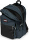 Eastpak Pinnacle Triple Denim Schulranzen Rucksack Junior High-High School in Blau Farbe 38Es