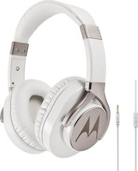 Motorola Pulse Max Wired Over Ear Headphones Whitά