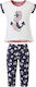 Energiers Kids Set with Leggings Summer 2pcs White