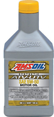 Amsoil ATV/UTV Sintetic Ulei de motocicletă pentru motoare în patru timpi 5W-50 946ml