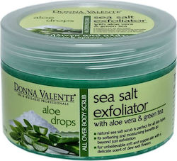 Donna Valente Salt Scrub Aloe & Green Tea 250gr
