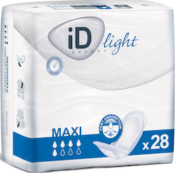 iD Light Expert Maxi Γυναικείες Σερβιέτες Ακράτειας Κανονικής Ροής 5 Σταγόνες 28τμχ