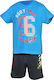 BodyTalk Kinder Set mit Shorts Sommer 2Stück Blau 161-733499 161-733499-00441