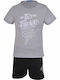 Kids' Set with Shorts Summer 2pcs Gray Tornado