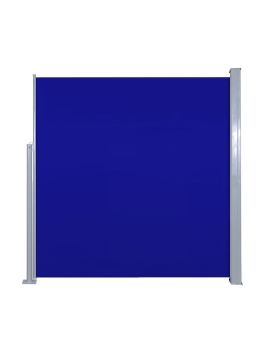 vidaXL Garden Sideway Sunshade Roller Blue 1.4x3cm 45355