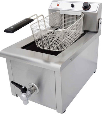 ΤζεΘάν Commercial Electric Fryer 10lt 3.2kW 32x50x44cm