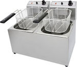 TzeTHan Electric Fryer Double 6.4kW Capacity 2x7lt 57x39x38cm 230V