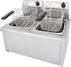 TzeTHan Electric Fryer Double 9kW Capacity 2x7l...