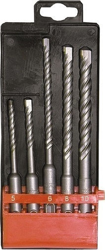 MTX Set of 5 Drills with SDS Plus Shank for Masonry