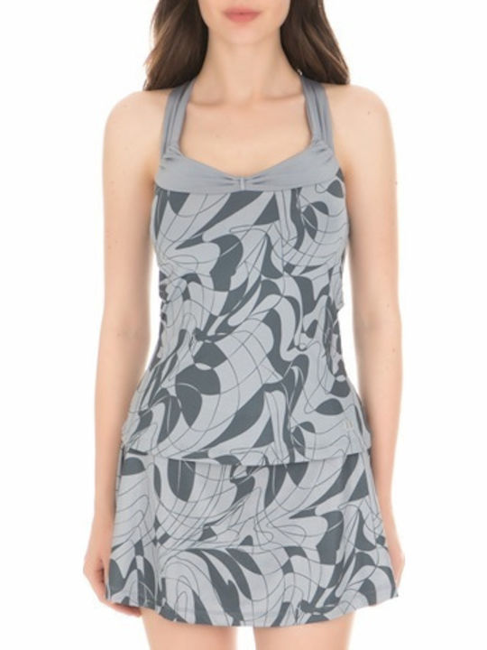 Wilson Art Women's Athletic Blouse Sleeveless Gray