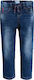 Mayoral Kids Denim Trousers Blue