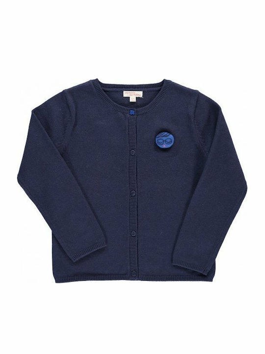 Dpam Kids Cardigan Sweatshirts Navy Blue BFCARDI4_713