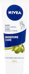 Nivea Moisture Care Ενυδατική Κρέμα Χεριών Olive 100ml