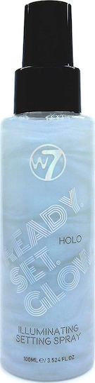 W7 Cosmetics Ready Set Glow Фиксиращ Спрей Holo 100мл